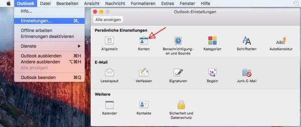 Outlook 2016 für MacOS