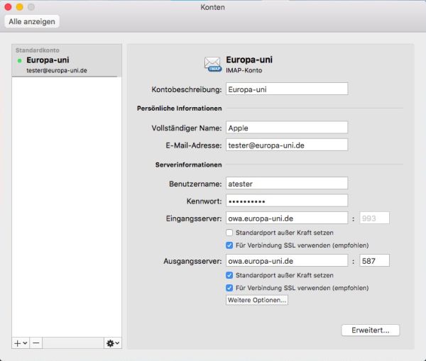 Outlook für Mac