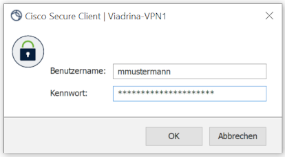 VPN Anmeldung