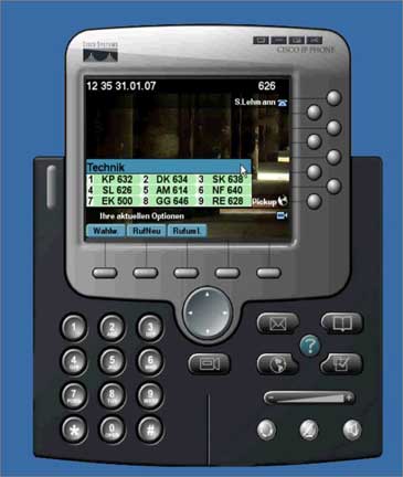 Directory ©screen copy Cisco IP Phone